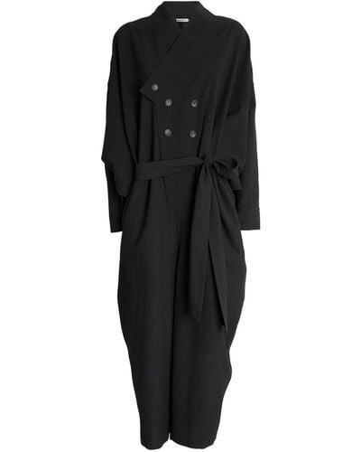 Issey Miyake Wool Ease Jumpsuit - Black