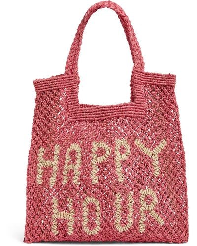 The Jacksons Small Happy Hour Tote Bag - Red