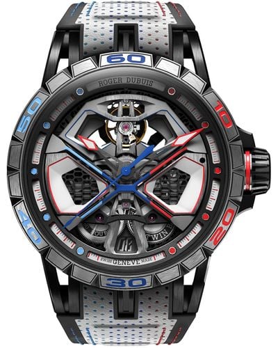 Roger Dubuis Titanium Excalibur Spider Monobalancier Watch 45mm - Black