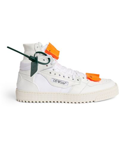 Off-White c/o Virgil Abloh Leather 3.0 Off Court High-top Trainers - White