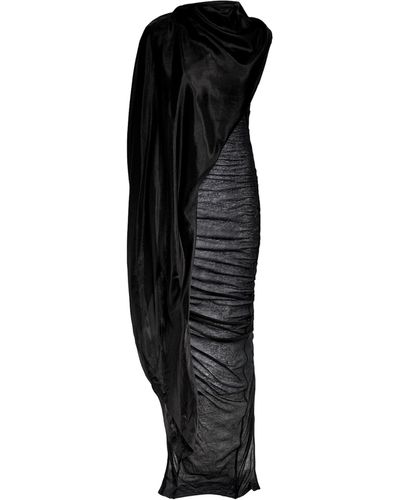 Rick Owens Abito Maxi Dress - Black