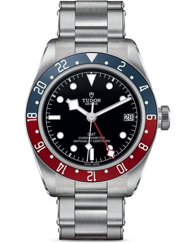 Tudor Black Bay Gmt Stainless Steel Watch 41mm - Metallic