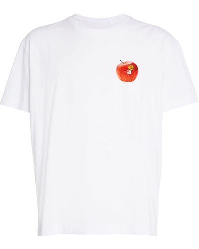 Rag & Bone Cotton Rbny Apple T-shirt - White