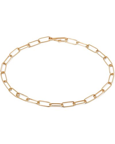 Annoushka Yellow Gold Mini Cable Chain Bracelet (18cm) - Metallic