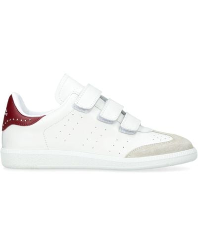 Isabel Marant Bryce Leather Trainer - White