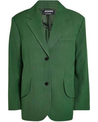 Jacquemus Oversized Titolo Blazer - Green