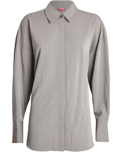 STAUD Colton Shirt - Gray