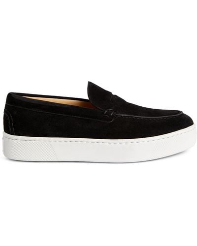 Christian Louboutin Paqueboat Leather Sneakers 7. - Black