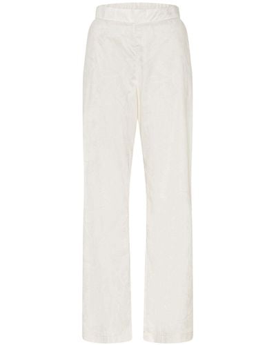Hanro Cotton Long Pants - White