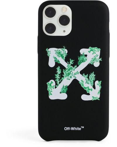Off-White c/o Virgil Abloh Corals Print Iphone 11 Case - Black