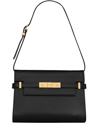Saint Laurent Small Manhattan Shoulder Bag - Black