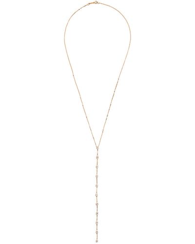 Anita Ko Rose Gold And Diamond Lariat Necklace - Metallic