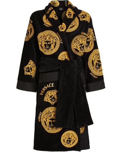 Versace Medusa Amplified Bath Robe (medium) - Black
