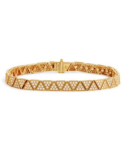 Anita Ko Yellow Gold And Diamond Cleo Bracelet - Natural