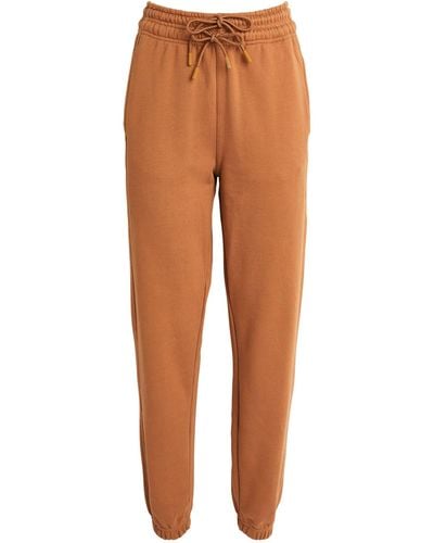 adidas By Stella McCartney Cotton-blend Sweatpants - Orange