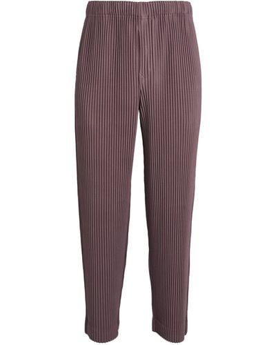 Homme Plissé Issey Miyake Pleated Monthly Colors January Pants - Purple