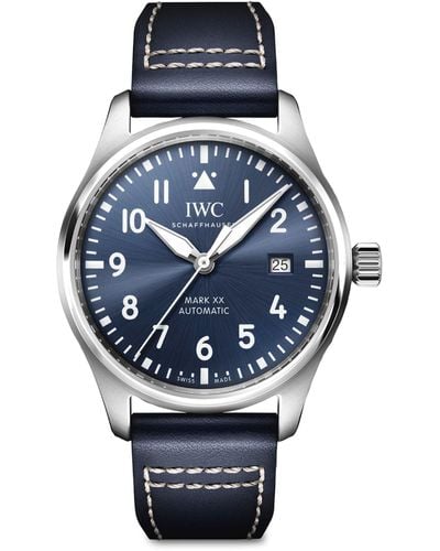 IWC Schaffhausen Stainless Steel Pilot's Watch Mark Xx 40mm - Blue
