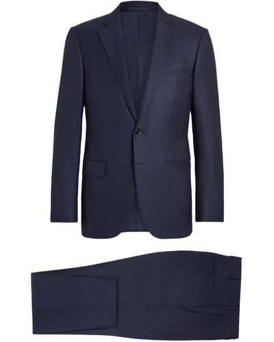 Zegna 12milmil12 Wool Single-breasted 2-piece Suit - Blue