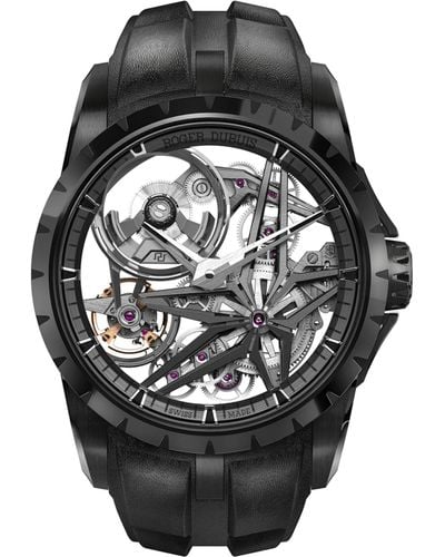 Roger Dubuis Ceramic Excalibur Monobalancier Watch 42mm - Black