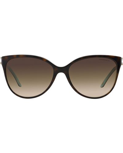 Tiffany & Co. Cat Eye Sunglasses - Brown
