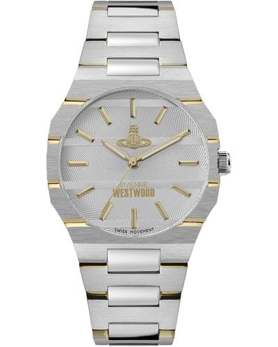 Vivienne Westwood Stainless Steel The Bank Watch 35mm - Gray