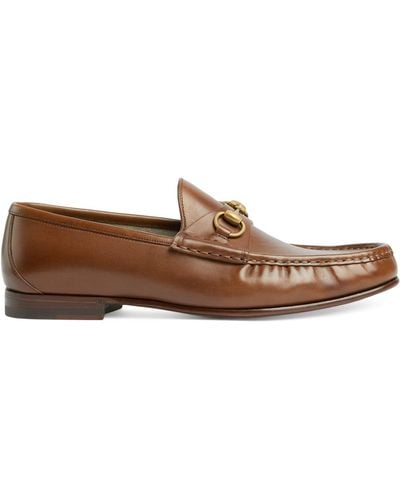 Gucci Leather 1953 Horsebit Loafers - Brown