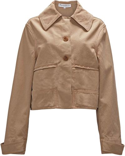 JW Anderson Cotton Workwear Jacket - Natural