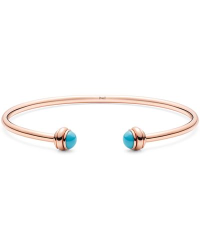 Piaget Rose Gold And Turquoise Possession Bangle - Multicolor