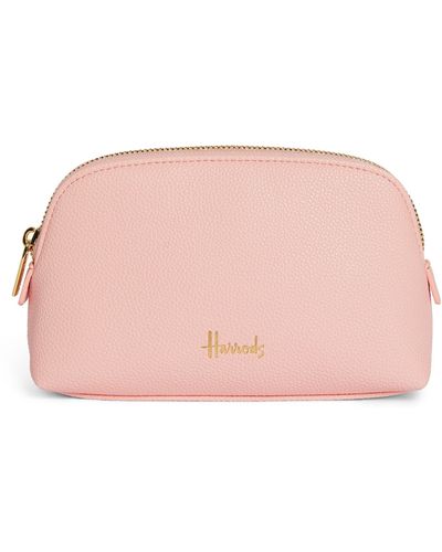 Harrods Oxford Cosmetic Bag - Pink