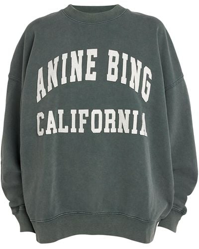 Anine Bing Cotton Miles Sweatshirt - Grey