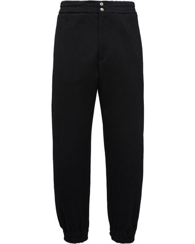 Alexander McQueen Wool Cargo Trousers - Black
