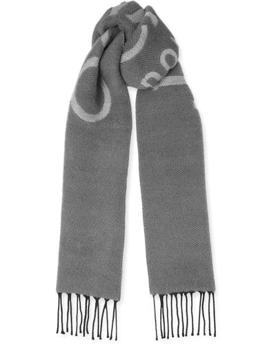 Jimmy Choo Brown Acetate Scarf