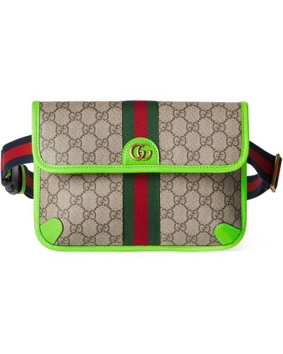 Gucci Ophidia Gg Belt Bag - Green