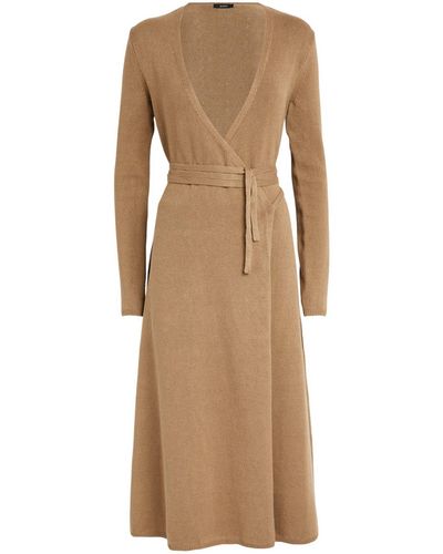 JOSEPH Linen-blend Knitted Dress - Natural