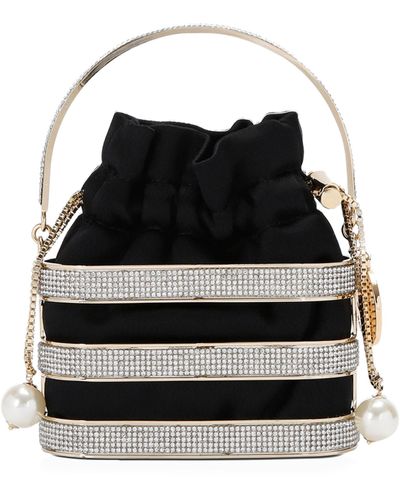 Rosantica Embellished Pocket Astoria Top-handle Bag - Black