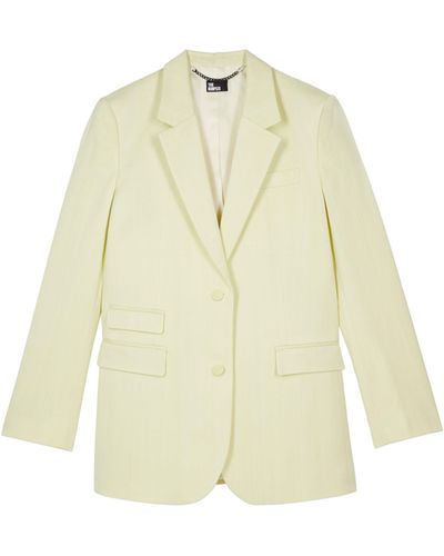 The Kooples Single-breasted Blazer - White