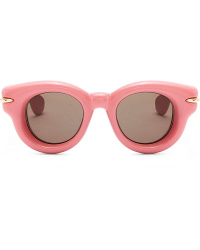Loewe Inflated Round Sunglasses - Pink