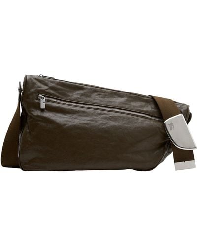 Burberry Large Shield Messenger Bag - Black