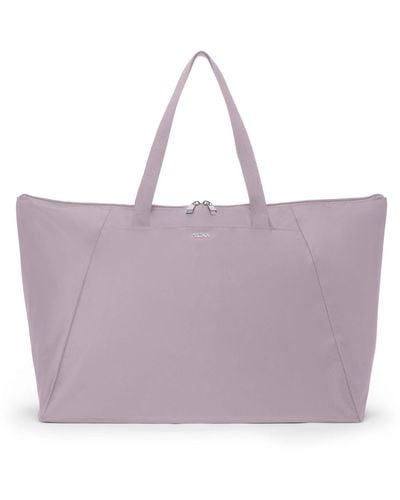 Tumi Nylon Voyageur Just In Case Foldable Bag - Purple