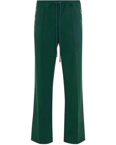 JW Anderson Drawstring Track Trousers - Green