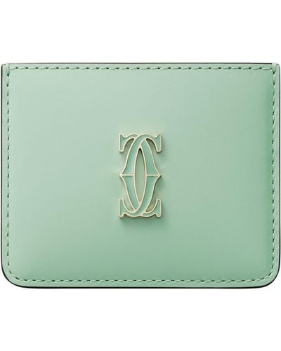 Cartier Calfskin C De Card Holder - Green