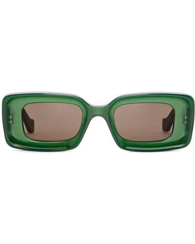 Loewe Rectangular Sunglasses - Green