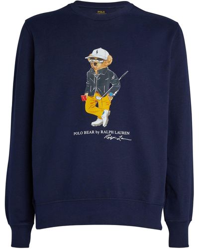 RLX Ralph Lauren Golf Polo Bear Sweatshirt - Blue