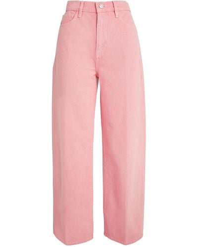 FRAME Le Jane Cropped Straight Jeans - Pink