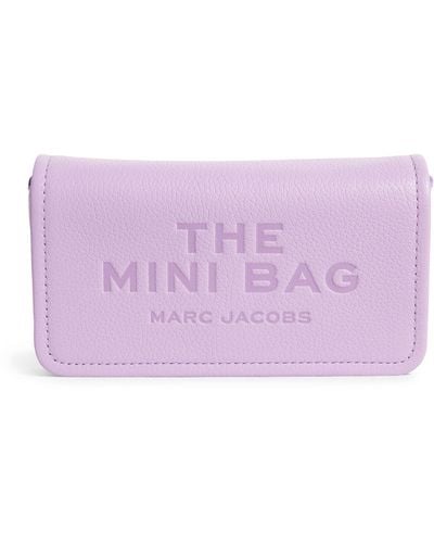 Marc Jacobs The Leather The Mini Bag - Purple