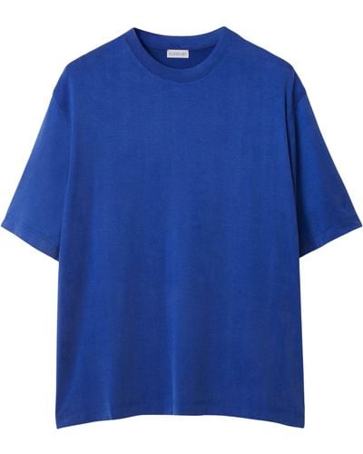 Burberry Stretch-jersey T-shirt - Blue