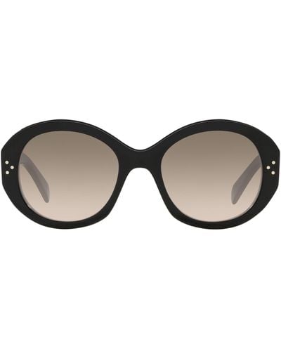 Celine Round Sunglasses - Brown