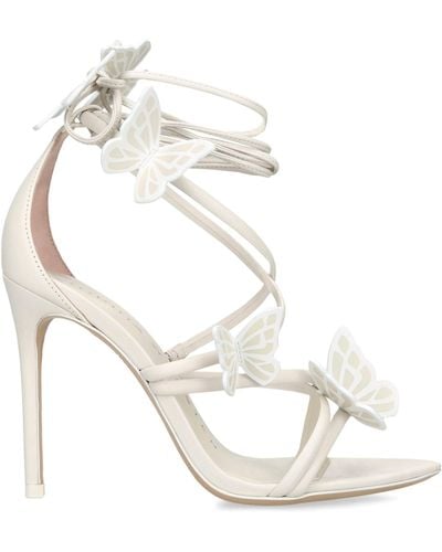 Sophia Webster Leather Butterfly Vanessa Sandals 100 - White