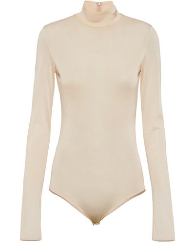Prada Long-sleeve Bodysuit - White