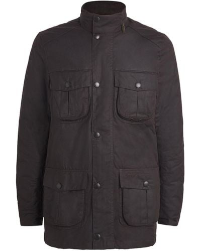 Barbour Waxed Cotton Corbridge Jacket - Black